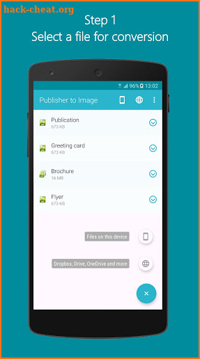 Publisher to Image screenshot