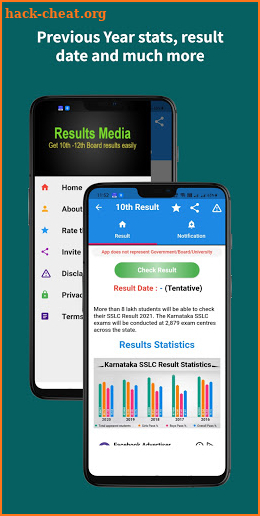 PUC RESULT 2021 KARNATAKA screenshot