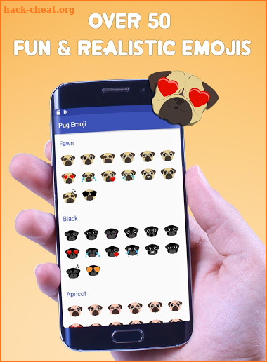 Pug Emojis + screenshot