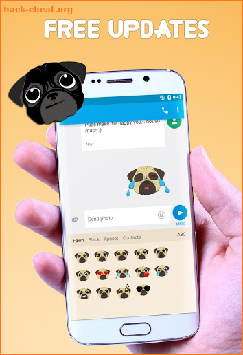 Pug Emojis + screenshot