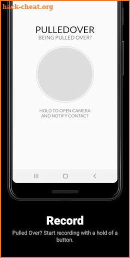 PulledOver - Record, Notify, Share, Witness screenshot