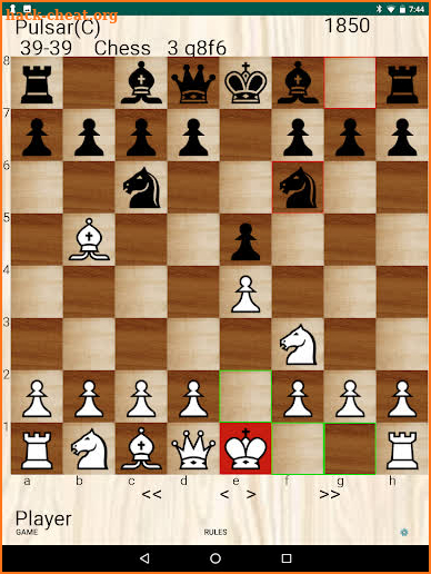 Pulsar Chess Engine screenshot