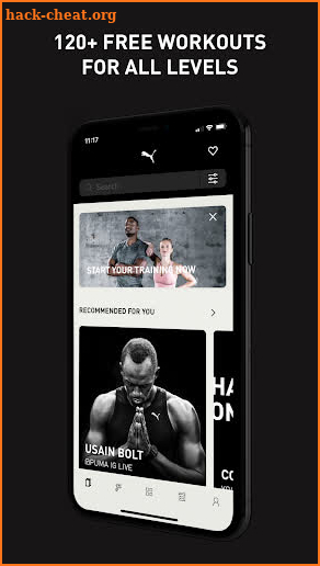 PUMATRAC Home Workouts, Training, Running, Fitness screenshot