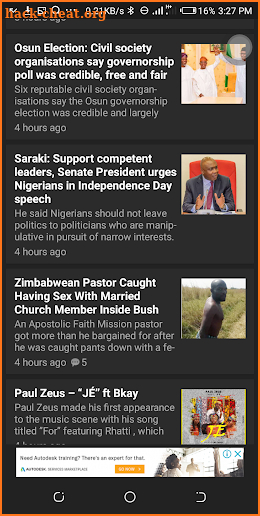 Punch Mobile News App screenshot