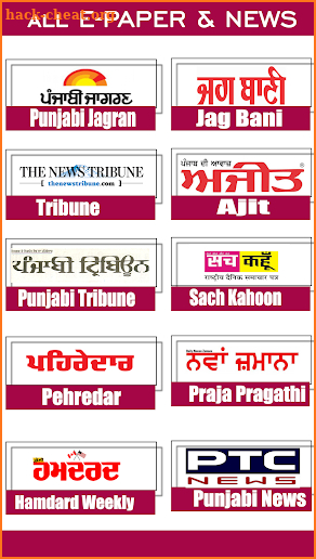 Punjabi News:ABP Sanjha,PTC News,Jagbani &all Rank screenshot