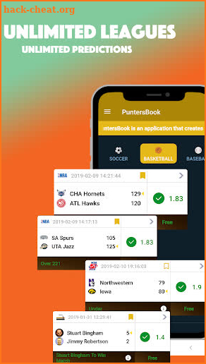 PUNTERSBOOK screenshot