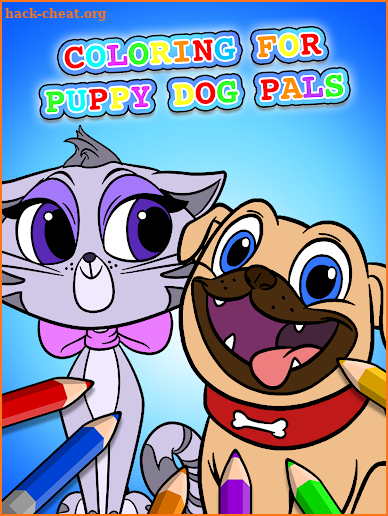 Puppy Dog Pals Coloring Book screenshot