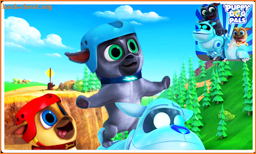 Puppy Dog Pals Race Free Game screenshot