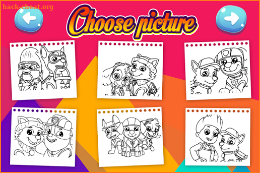 Puppy Patrol Coloring Book screenshot