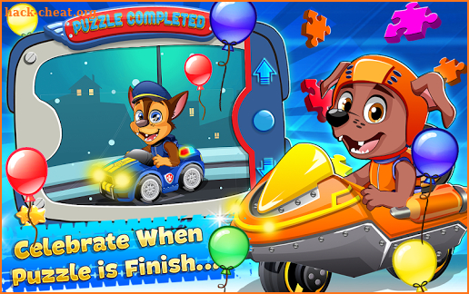 Puppy Puzzle Car screenshot