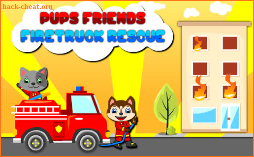 Pups Friends Fire Truck Rescue screenshot