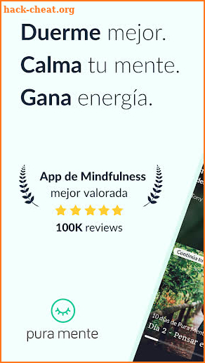 Pura Mente: Meditación, Dormir screenshot