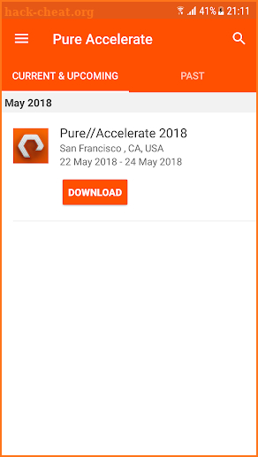 Pure Accelerate 2018 screenshot