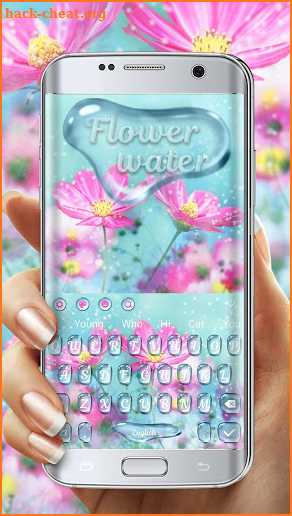 Pure Flower water keyboard screenshot