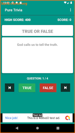 Pure Trivia screenshot