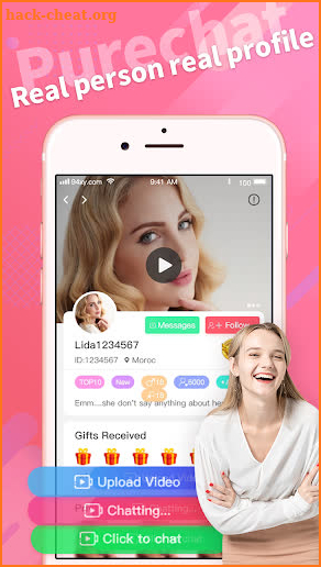 PureChat - Video Chat With Foreigners & New People screenshot