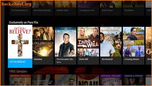 PureFlix (Android TV) screenshot