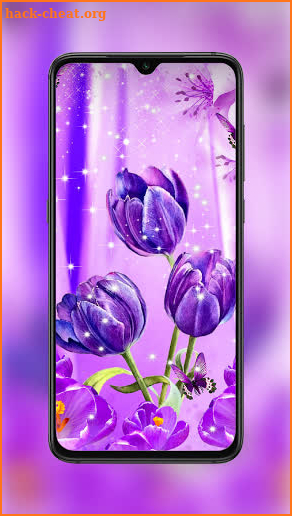 Purple Flower Wallpaper screenshot