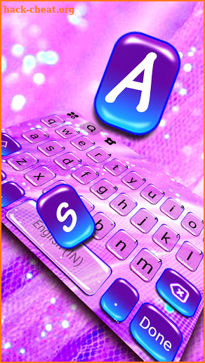 Purple Jello SMS Keyboard Background screenshot