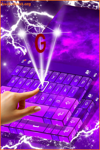 Purple Keyboard Theme screenshot