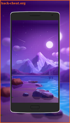 Purple Live Wallpaper screenshot