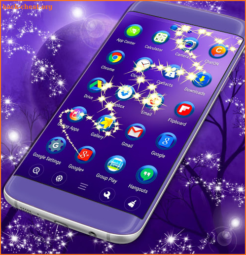 Purple Moon Launcher screenshot