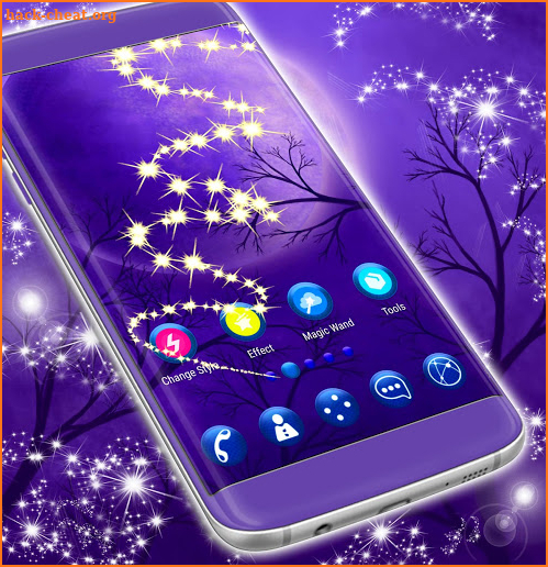 Purple Moon Launcher screenshot