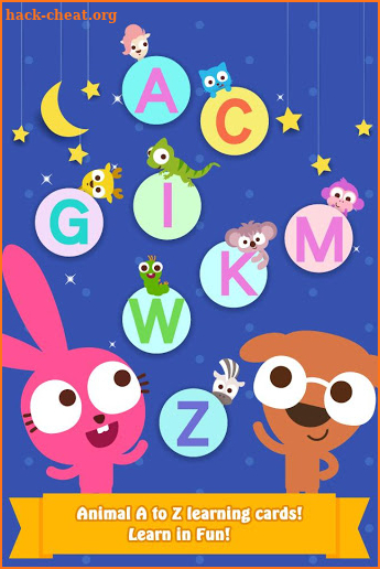 Purple Pink A to Z Animals screenshot