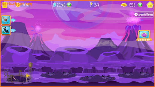 Purple Planet: Wellbeing Strategy Puzzle Game screenshot