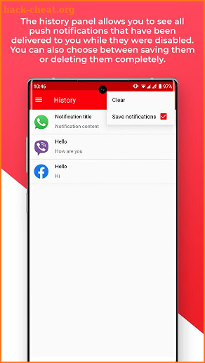 Push & Notification Cleaner screenshot