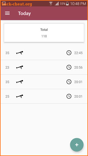 Push Up Tracker screenshot