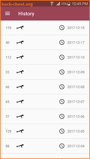 Push Up Tracker screenshot
