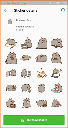 Pusheen: Cat WAStickerApp screenshot