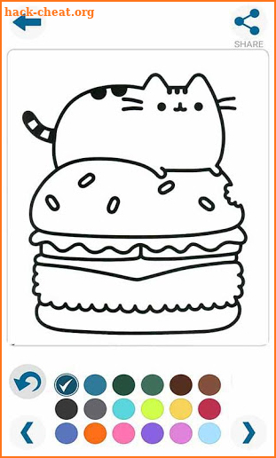 Pusheen Coloring Book screenshot