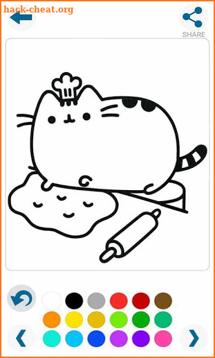 Pusheen Coloring Book screenshot