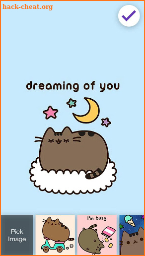 Pusheen Kawaii Cat Kitten Anime Wallpaper App Lock screenshot