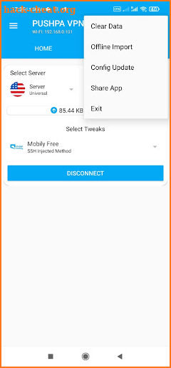 PUSHPA VPN screenshot