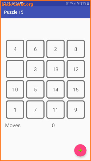 puzzle 15 screenshot