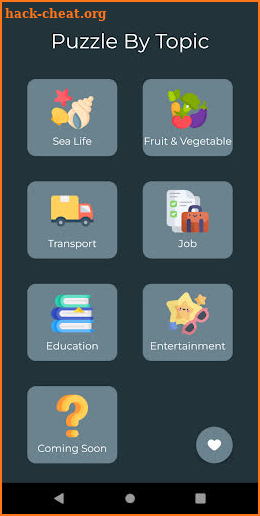 Puzzle By Topic screenshot
