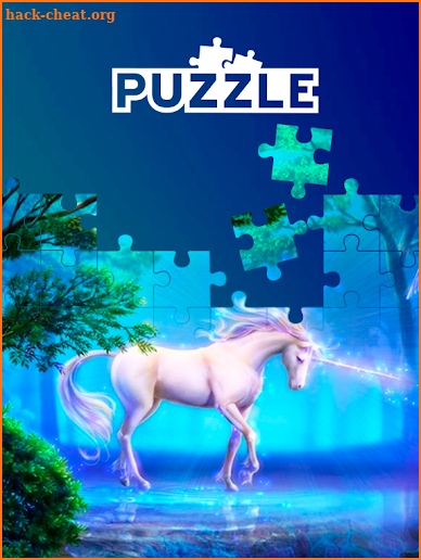 Puzzle de unicornio screenshot