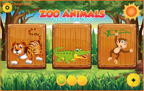 Puzzles for kids Zoo Animals screenshot