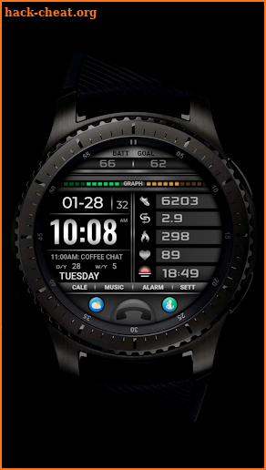 PW108 Smart Data Watch Face screenshot