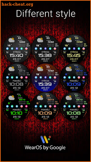 PW81 Big Digital Weather Watch screenshot