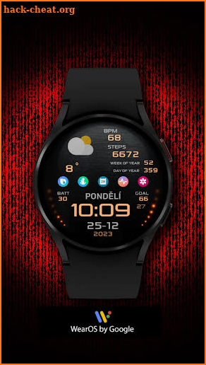 PW81 Big Digital Weather Watch screenshot