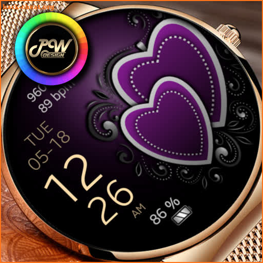 PWW07 - Ladies Digi Watch Face screenshot