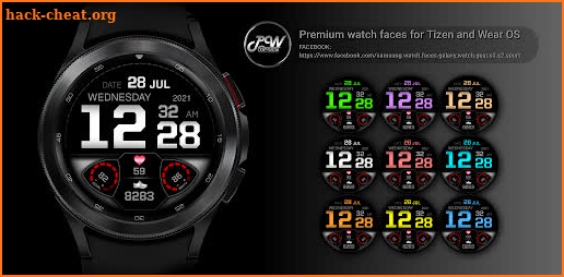 PWW32 - Sport Digi Watch Face screenshot