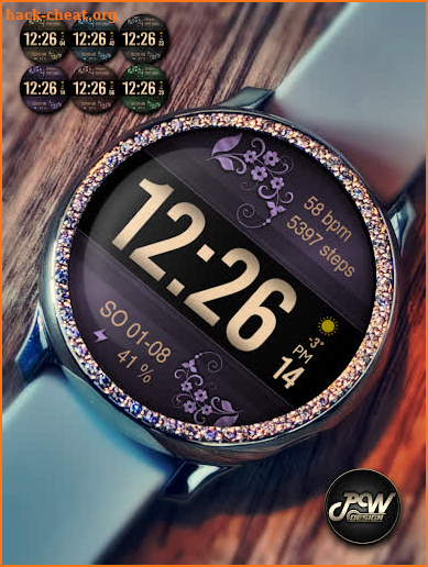 PWW41 - Ladies Digi Watch Face screenshot