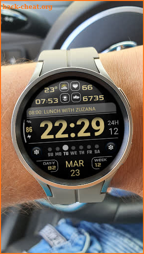 PWW72 - Sport Digi Watch Face screenshot