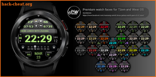 PWW72 - Sport Digi Watch Face screenshot