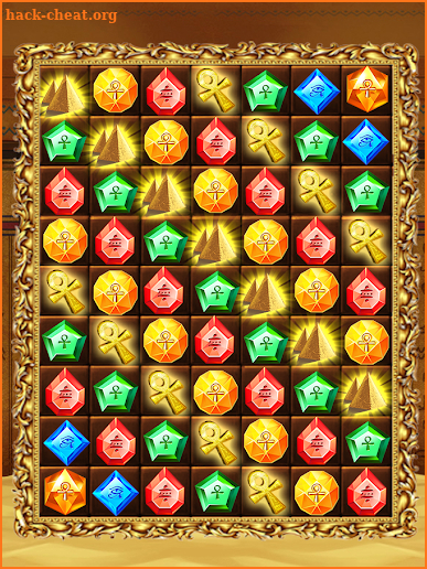 Pyramid Collapse Diamond Puzzle screenshot